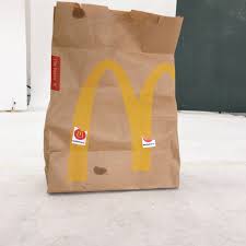 The service was introduced in parts of the united states beginning in 1993 and is available in many asian, middle eastern and latin american countries using motorcycle couriers. Mcdonalds Bag Mcdonalds Bags Paper Shopping Bag