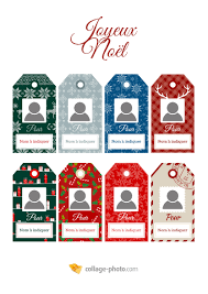 Une étiquette, un petit mot un diy super fastoche pour emballer vos cadeaux de noël avec des jolies étiquettes gratuites à imprimer. Etiquette Cadeau De Noel Collage Photo Com