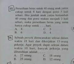 We did not find results for: M 122 Perbandingan Berbalik Nilai Soal Cerita Hanya Ingin Memastikan Jawaban Saja No Tutorial Brainly Co Id