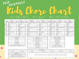 Chore Chart Maker Free Template Jasonkellyphoto Co