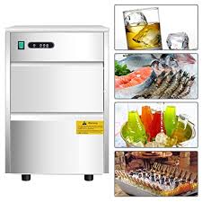 Limited time sale easy return. Costzon Commercial Ice Maker Freestanding Portable Stainless Steel Ice Maker Under Counter Ice Machine For Party Gathering Restaurant Bar Coffee Shop W Ice Shovel Hose 70lbs 24h Pricepulse