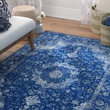 Black And Blue Area Rug Laurel Foundry Modern Farmhouse Ayer Dark Blue Area Rug Reviews Wayfair Black Area Rugs Blue Rug Blue Grey Rug