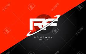 More stock photos from provectorstock's portfolio. Rf R F Red Black White Technology Swoosh Alphabet Company Letter Logo Design Vector Icon Template Royalty Free Cliparts Vectors And Stock Illustration Image 74185337