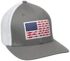 4 Columbia Pfg Mesh Ball Cap Ball Cap Fishing Hat American Flag Hat