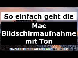 Es gibt zwei möglichkeiten, den bildschirm auf mac aufzunehmen. Mac Bildschirm Aufnehmen So Einfach Geht Die Mac Bildschirmaufnahme Mit Ton Youtube