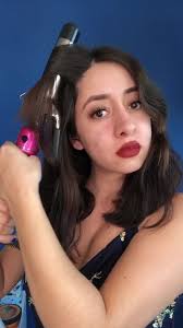 Rizos despeinados con tenaza en cabello mediano 🤩#peinadosfaciles