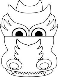 You can download or print now this coloring pages of in 600x671 resolution and 78.98 kb. Printable Chinese New Year Dragon Mask Novocom Top