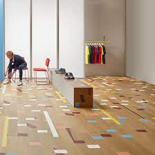 Junckers gym hardwood floors are prefinished when delivered. Vinyl Allura Tiles Mimic The Look Of A Reclaimed Gym Floor