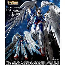 The wing gundam zero includes the drei zwerg, the powerful beam rifle weapon, and features a titanium finish. Rg 1 144 Wing Gundam Zero Ew Drei Zwerg Titanium Finish Toys Games Bricks Figurines On Carousell