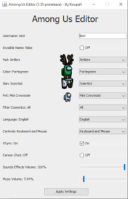 The following is a table of keyboard controls you can use to perform. Releases Koupah Among Us Editor Github