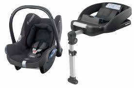 Switching a baby from a car seat to a. Maxi Cosi Cabriofix Familienurlaub