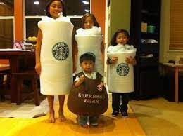 Royal Ozca The Frap Fairy And Her Posse Starbucks Costume Cute Costumes Purim Costumes