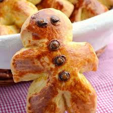 Petites Brioches Bonhomme Recette Petite Brioche Recette Repas Noel Brioches