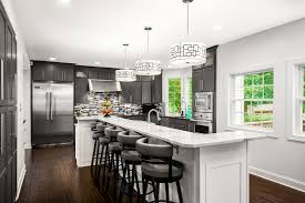 bright white kitchen & bar