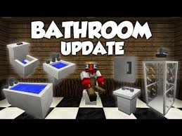 скачать мод на майнкрафт 1 11 2 на мебель и декор Mrcrayfish S Furniture Mod Showcase Bathroom Update Youtube Bathroom Update Mod Furniture Minecraft Tutorial