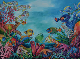 See more ideas about coral reef, underwater painting, underwater art. Coral Reef Painting By Patti Schermerhorn