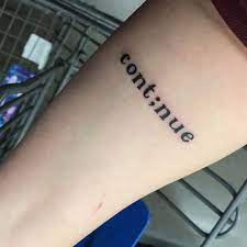 Largest selection temporary tattoos in the world (>4,000 top designs) order your temporary tattoos online now. Continue Tattoo With Semicolon Tattoos Semicolon Tattoo Tattoo Quotes
