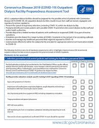 Ecdc, us cdc, bno news). Interim Additional Guidance For Infection Prevention And Control Recommendations For Patients With Suspected Or Confirmed Covid 19 In Outpatient Hemodialysis Facilities Cdc