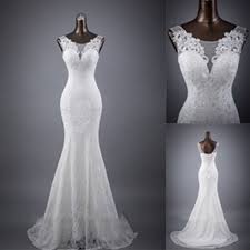 Elegant Sleeveless Mermaid Lace Up Popular Lace Wedding Dresses Wd0142 Backless Mermaid Wedding Dresses Lace Mermaid Wedding Dress Wedding Dresses Lace