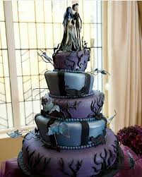 Halloween Cake Corpes Bride Tim Burton Emily And Victor Gothic Wedding Cake Halloween Wedding Cakes Cool Wedding Cakes