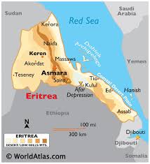 The red color signifies the bloodshed in the fight for freedom. Eritrea Maps Facts World Atlas