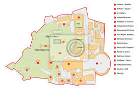 Gates in the leonine walls. Mapa De La Ciudad Del Vaticano Fotomural Fotomurales Europa Vaticano Roma Myloview Es