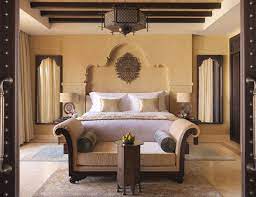 Amazing Middle Eastern Bedroom Interior Decorations At Qasr Al Sarab Desert Resort By Anantara Abu Middle Eastern Bedroom Bedroom Interior Bedroom Wall Colors