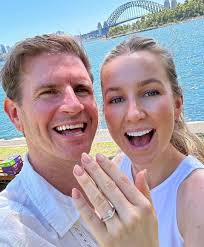 Sam Mac shares romantic moment he proposed to Rebecca James as the couple  announce their engagement