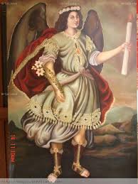 Arcángel san gabriel, llénanos de el espíritu para llegar a dios, ilumina nuestros corazones. Arcangel Gabriel Con La Vela Margarita Roman Merida Artelista Com