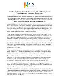 Tending My Garden A Celebration Of Love Life And Blessings Is The Perfect Blend Of Poetry And Ph By Flash News Release Issuu