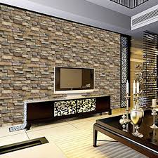 Try the arthouse geometric parquet geo design. 3d Brick Wall Stickers Self Adhesive Pvc Wallpaper Peel And Stick 3d Art Wall Panels For Living Room Bedroom Background Wall Decoration Walmart Com Walmart Com