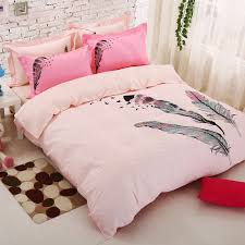 240 x 220 cm (lit 2 personnes). Motif De Plume Housses De Couette Rose Et Blanc Classique Jeux De Couette De Luxe Contemporain Feuilles Souple Vacances Ensembles De Literie Aliexpress