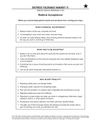 Pin By Morrison Clinic On Coping Skills Worksheets And Journaling Radical Acceptance Distress Tolerance Dialectical Behavior Therapy