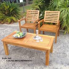 Set Kursi Teras Meja Minimalis Natural Indo Jati Mebel Jepara Kamu hanya perlu beberapa ide dengan. set kursi teras meja minimalis natural