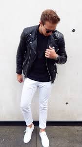 Black And White Pants Outfit Men 5 White Pants Outfits For Men White Pants Men Mens Outfits White Pants Outfit