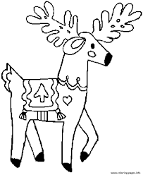 Youre welcome to print as many as you need for. Christmas Reindeer S93d2 Coloring Pages Printable