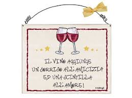 Targhetta Vino Il Vino Aggiunge Dettagli Articoli Da Regalo Giocattoli In Legno Artigianato Italiano Citazioni Sul Vino Vino Fatto In Casa Targhe Decorative