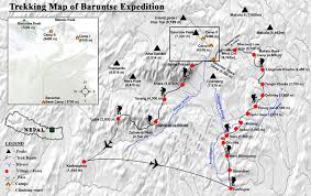 Cho, to the northwest by the imja tse glacier and the hunku glacier forming the southeast boundary. Baruntse Expedition