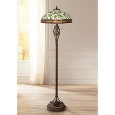 Leaf And Vine Ii Tiffany Style Floor Lamp 8j045 Lamps Plus Tiffany Style Floor Lamps Tiffany Floor Lamp Beautiful Lamp