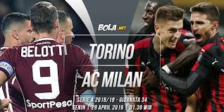 Ac milan face torino away in crunch tie as diaz and rebic set to start milan need 2 wins from their final 3 games to guarantee a place in the ucl. Data Dan Fakta Serie A Torino Vs Ac Milan Bola Net