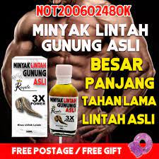 Turut melambatkan pancutan dan meningkatkan ghairah semasa hubungan seksual. Ubat Kuat Lelaki Minyak Lintah Belacak Asli Minyak Lintah Gunung Royale Original Hq Lazada