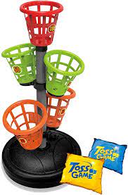 If you are using towels, you can divide them into pairs and make each pair hold the corners of the towel and open it. Amazon Com Pro Star Bean Bag Basket Toss Game Fun Indoor Outdoor Games For Kids Bean Bag Toss Game Backyard Toys Summer Activities For Boys And Girls Ages 3 Toys Games