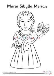 Jpg (300dpi), pdf(gray, sepia) please feel free to share your finished coloring pages. Maria Sibylla Merian Colouring Page