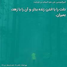 اميرالمومنين علی علیه السلام می فرمایند أحي قلبك بالموعظة وأمته بالزهادة دلت را با اندرز زنده بدار و Lockscreen Lockscreen Screenshot Screenshots