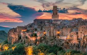 Each monument in italy holds a unique history that. Wallpaper Sunset Building Home Italy Italy Tuscany Tuscany Pitigliano Pitigliano Images For Desktop Section Gorod Download
