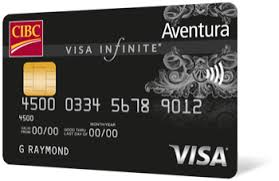 aventura visa infinite credit cards cibc