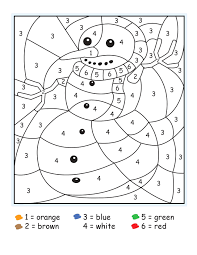 Christmas color by number printables. Pin On Navidad