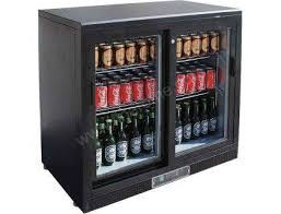 Arriere De Bar Refrigere Professionnel 2 Portes Vitrees Coulissantes Porte Vitree Petit Meuble Rangement Portes Pivotantes