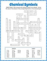 Chemical Symbols Crossword Puzzle Science Puzzles Teaching Chemistry Chemistry Worksheets