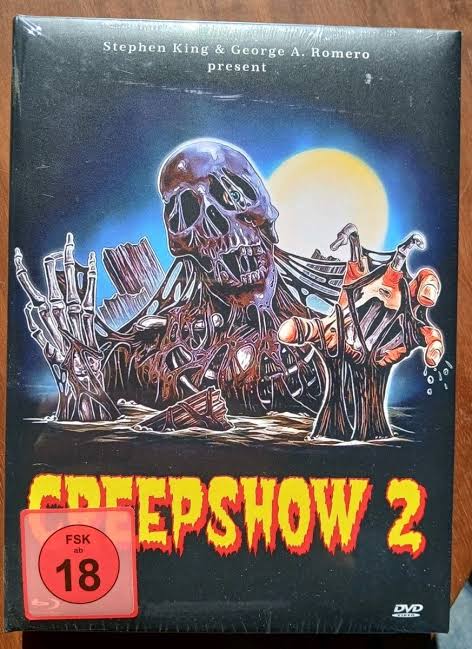 Mediabook Creepshow 2 II Cover B Stephen King & George A. Romero Blu-ray  DVD New